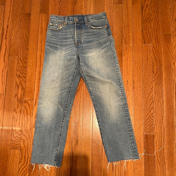 Levi's Denim - Levi’s straight cut high rise jeans